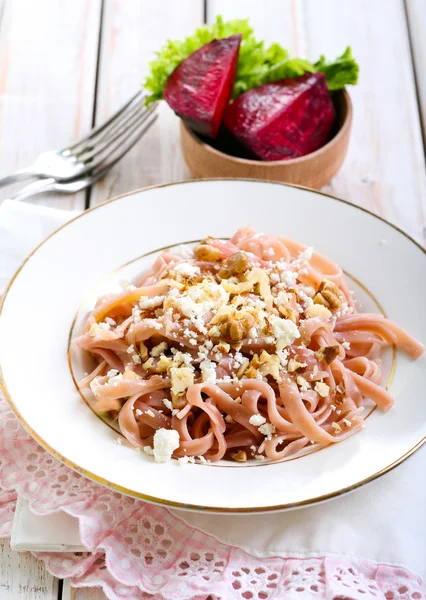 Red pasta — Stock Photo, Image