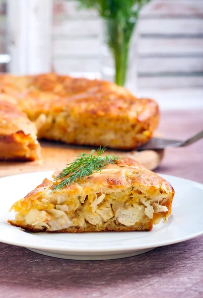 Savory cake — Stock Photo, Image