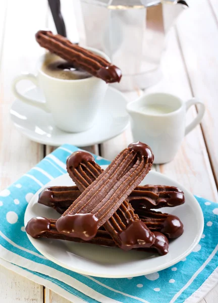 Печенье с шоколадными пальцами — стоковое фото