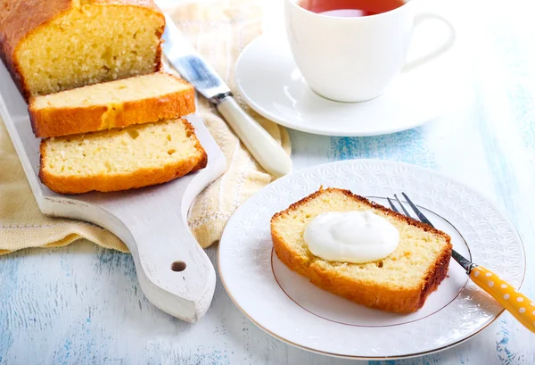 Kókusz torta vekni, — Stock Fotó