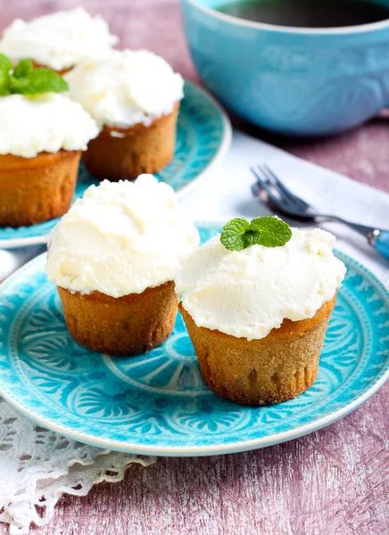 Earl Grey low fat muffins — Stock Photo, Image