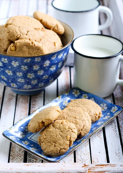 Arašídové máslo cookies — Stock fotografie