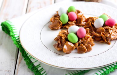 Çikolata ve Mısır gevreği yuva 