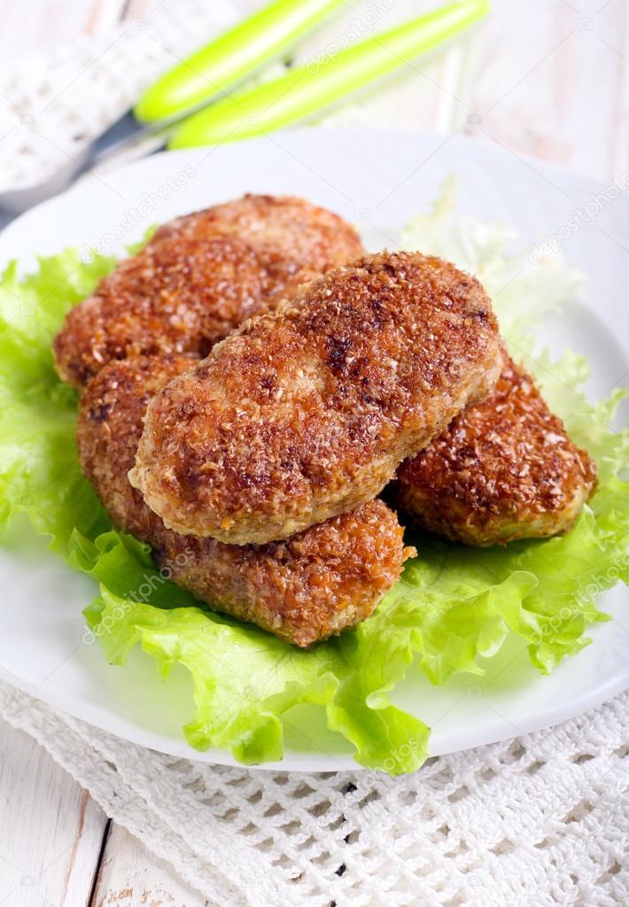 Beef mince meat cutlets 
