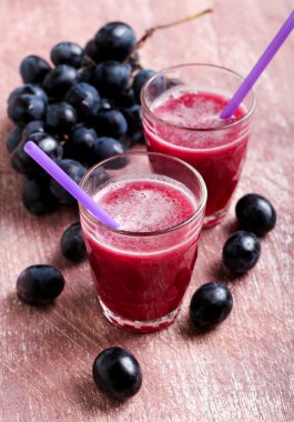 Taze üzüm suyu yaptı 