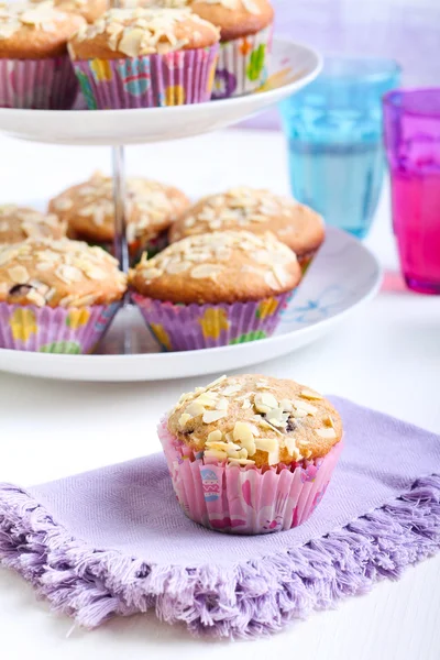 Låg fett fullkorn muffins — Stockfoto