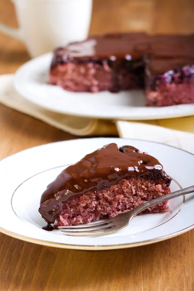 Pastel de esponja de bayas — Foto de Stock