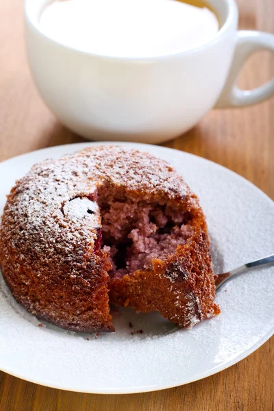 Berry puding tatlısı — Stok fotoğraf