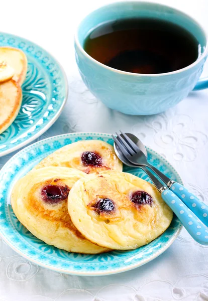 Berry pancakes i — Stock Photo, Image