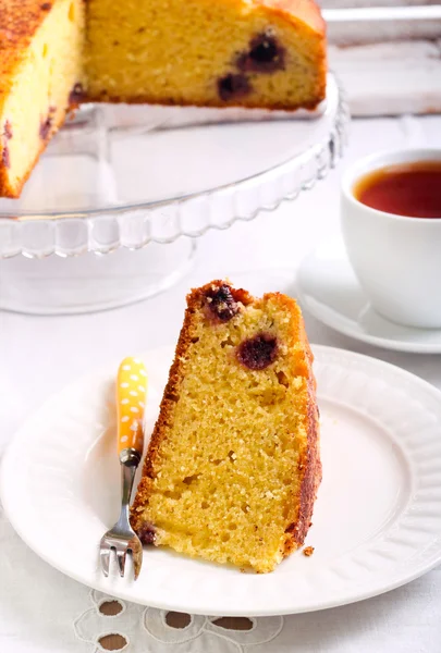 Ein Stück Kuchen — Stockfoto