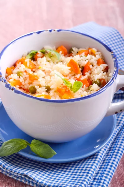 Arroz com legumes — Fotografia de Stock