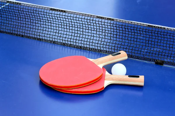 두 테이블 테니스 — 스톡 사진