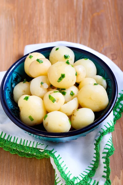 Teplá baby brambory — Stock fotografie