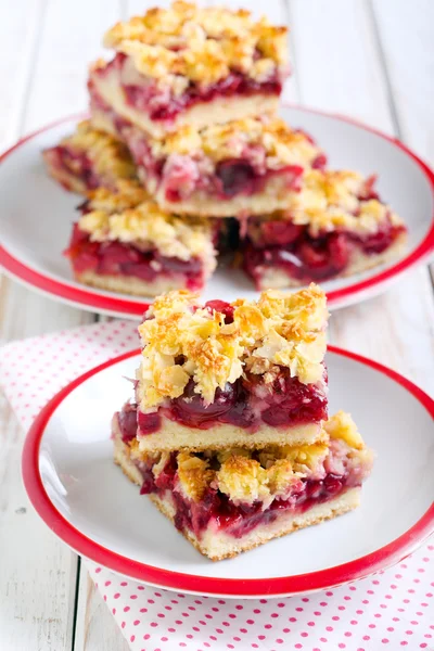 Mix berry crumble cake — Stock Photo, Image