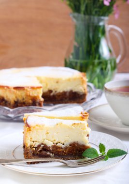Baharatlı incir ve portakal cheesecake 