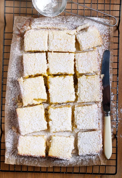 Cuadrados de limón tangy — Foto de Stock