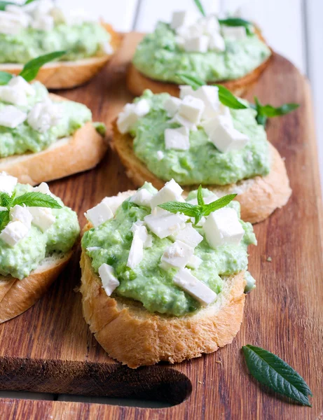 Pea spread — Stock Photo, Image