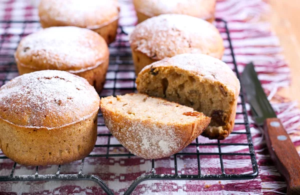 Whole meal muffins with raisin — Φωτογραφία Αρχείου