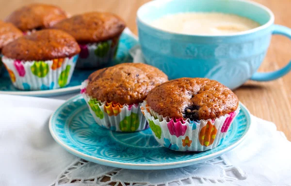 Magdalenas de chocolate — Foto de Stock