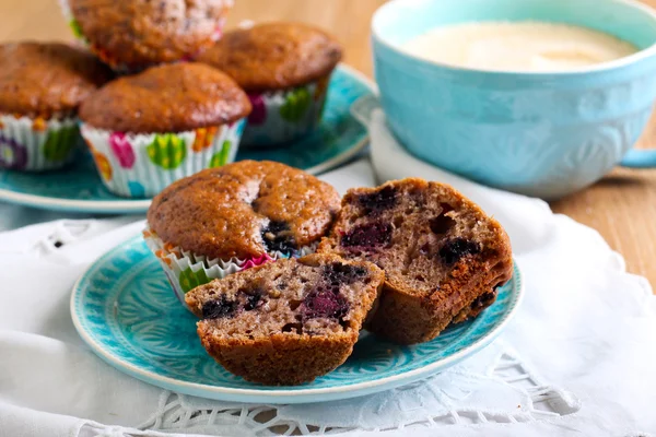 Chocolate muffins — Stock Photo, Image