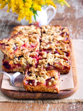 Yulaflı Erik gingerbread dilimleri gemide