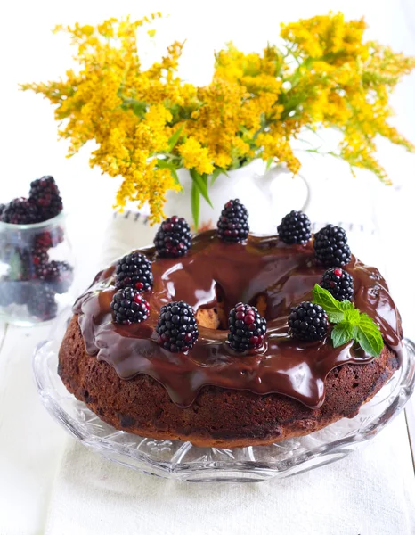 Bolo de anel de amora — Fotografia de Stock