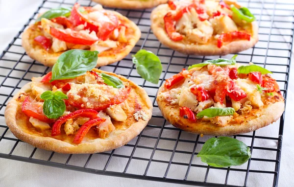 Mini pizzas — Stock Photo, Image