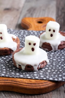 Ürkütücü Boo hayalet kurabiye 