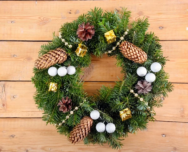 De kroon van Kerstmis groen — Stockfoto