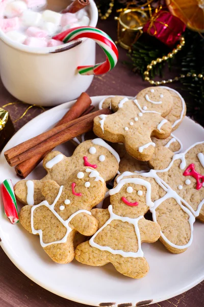 Gingerbread insanlar bisküvi — Stok fotoğraf