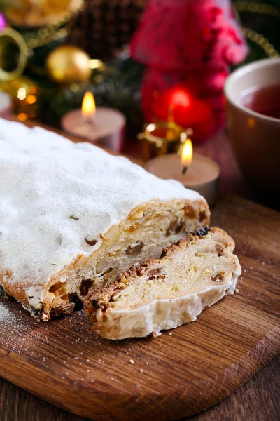 Deutscher Weihnachtskuchen — Stockfoto