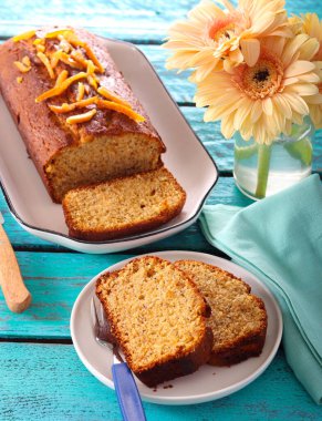 Marmalade and poppy seed sweet cake