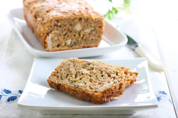 Cheesy örtbröd — Stockfoto