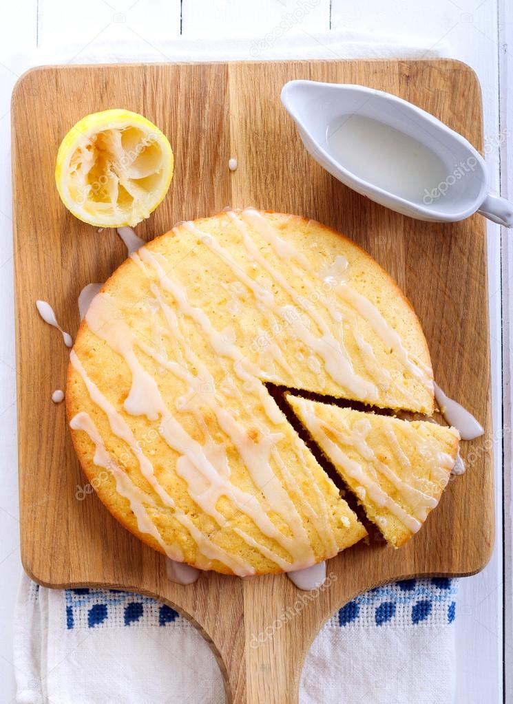 Sticky lemon cake