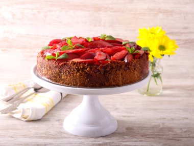 Erikli Quark peynirli keki.