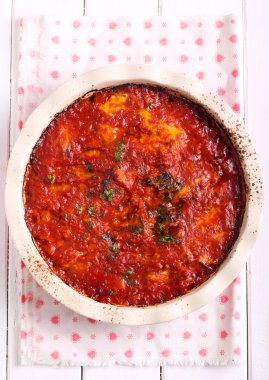 Sebze ve peynir fırında