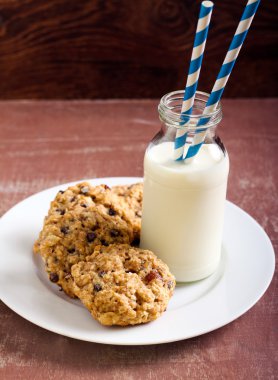 Yulaf, Kuru üzüm ve Çikolata parçalı kurabiye