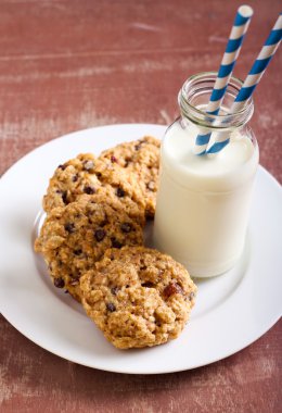 Yulaf, Kuru üzüm ve Çikolata parçalı kurabiye