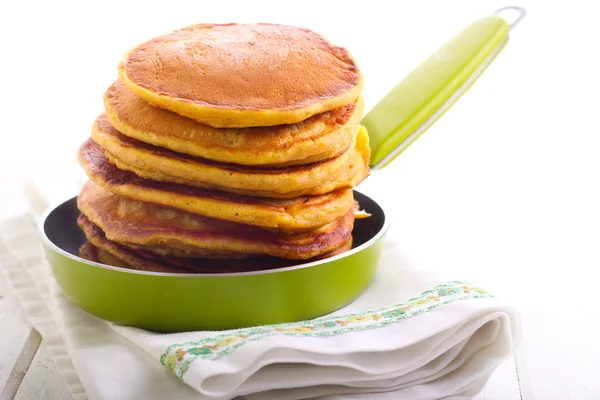 Fluffy pumpkin pancakes