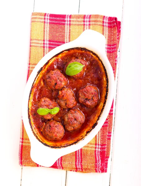 Meatballs in tomato sauce — Stock Photo, Image