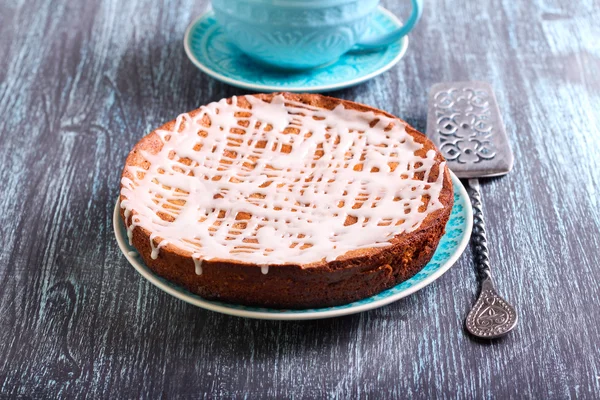 Gâteau avec glaçage — Photo