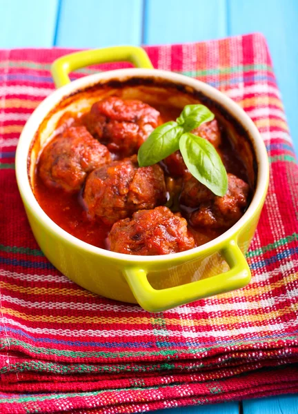 Meatballs in tomato sauce — Stock Photo, Image