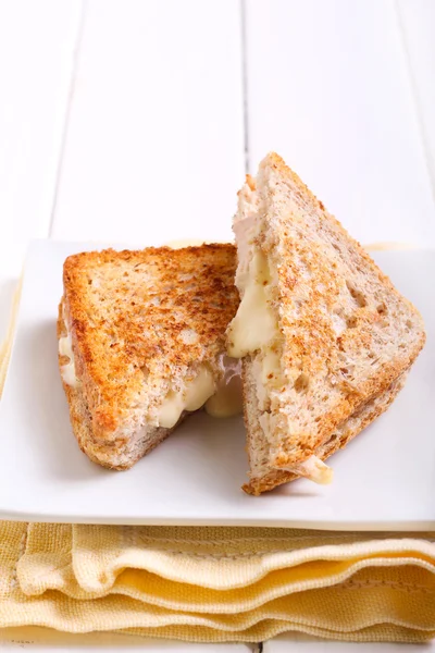 Geroosterde zemelen sandwich — Stockfoto