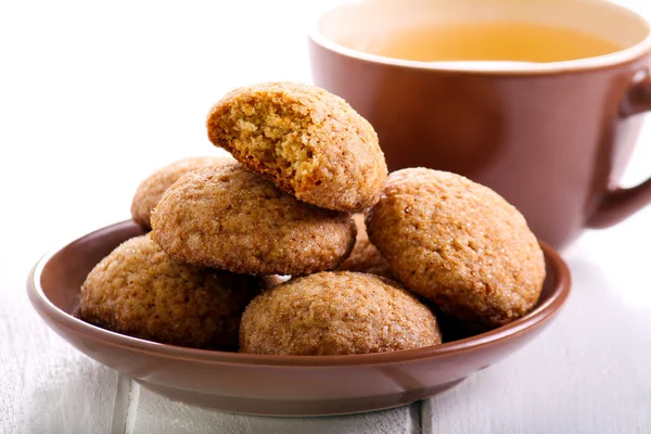 Honey spicy cookies on plate — Stock Photo, Image