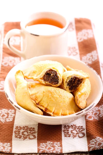 Pasteles de relleno de higos y frutos secos — Foto de Stock