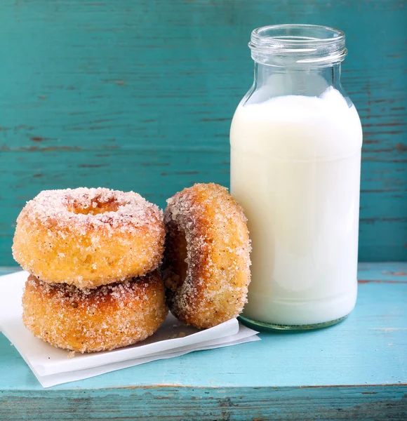 Kanel socker donuts — Stockfoto