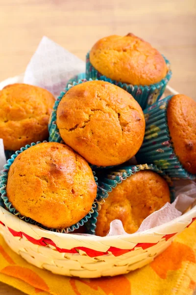 Muffin di zucca e noci pecan — Foto Stock