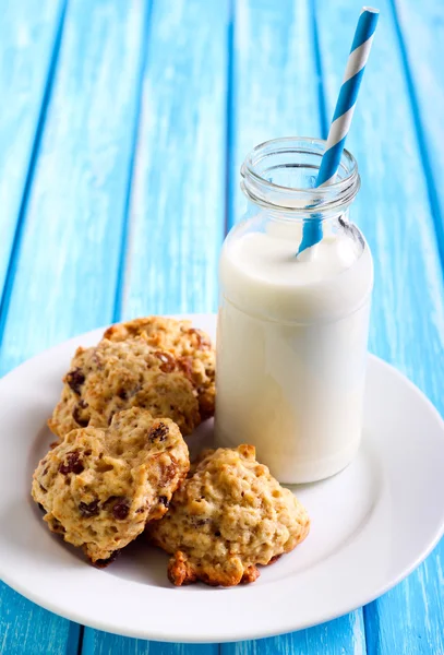 Oatmeal applesauce cookies — Stock Photo, Image