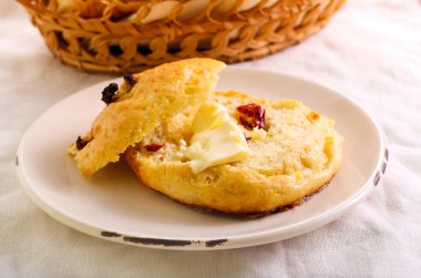 Kurutulmuş domates lezzetli çörekler 