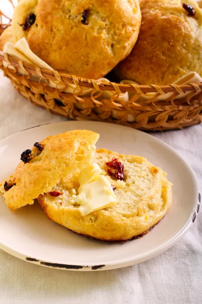 Sonnengetrocknete Tomaten pikante Brötchen — Stockfoto